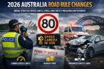 2026 Australia Road Rule Changes Bring Stricter Speed Limits, Fines, And Safety Measures Nationwide