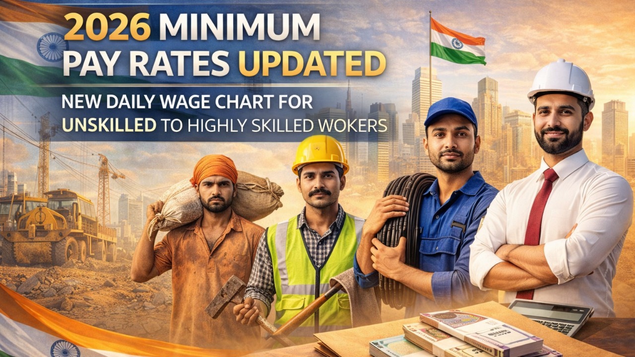 2026 Minimum Pay Rates Updated: New Daily Wage Chart For Unskilled To Highly Skilled Workers