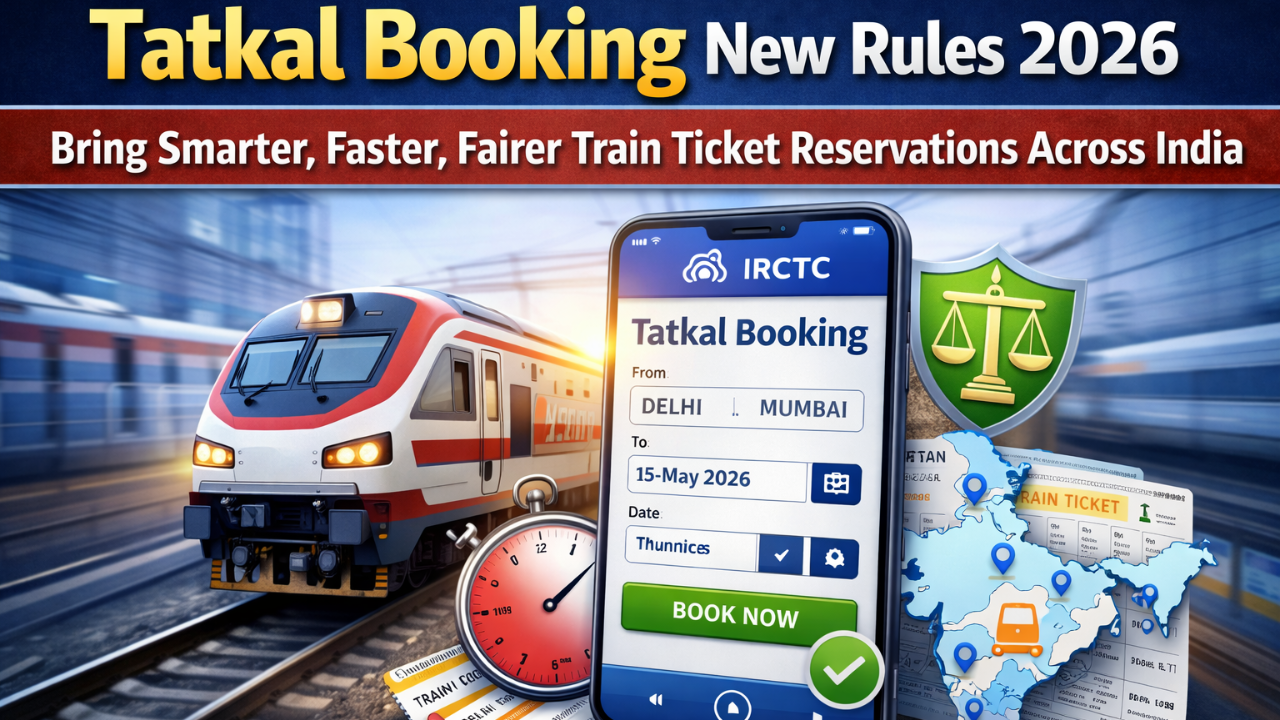 Tatkal Booking New Rules 2026 Bring Smarter, Faster, Fairer Train Ticket Reservations Across India