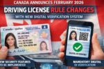 Canada Announces February 2026 Driving License Rule Changes With New Digital Verification System