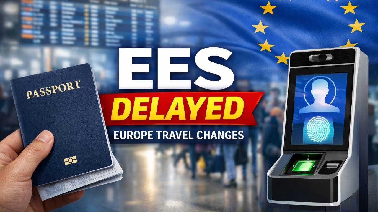 EES Delayed: New Entry Exit Rules And Europe Travel Changes Explained For Visitors