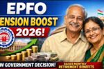 EPFO Pension Boost 2026: New Government Decision Raises Monthly Retirement Benefits