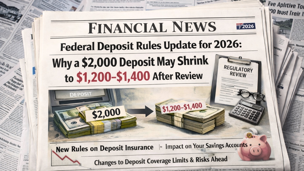 Federal Deposit Rules Update for 2026: Why a $2,000 Deposit May Shrink to $1,200–$1,400 After Review
