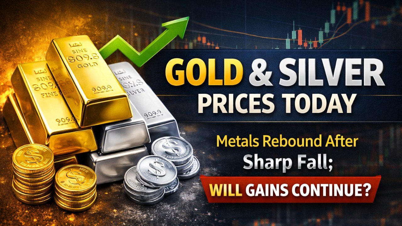 Gold and Silver Prices Today: Metals Rebound After Sharp Fall; Will Gains Continue