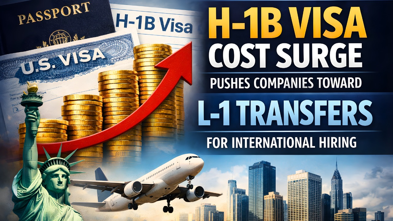 H-1B Visa Cost Surge Pushes Companies Toward L-1 Transfers For International Hiring