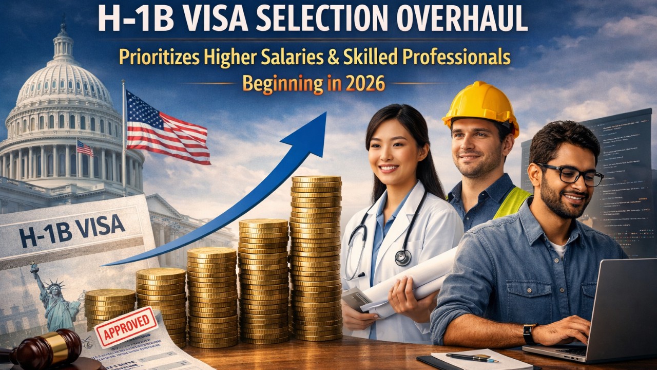 H-1B Visa Selection Overhaul Prioritizes Higher Salaries And Skilled Professionals Beginning In 2026