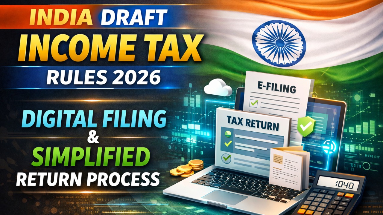 India Draft Income Tax Rules 2026 Focus On Digital Filing And Simplified Return Process