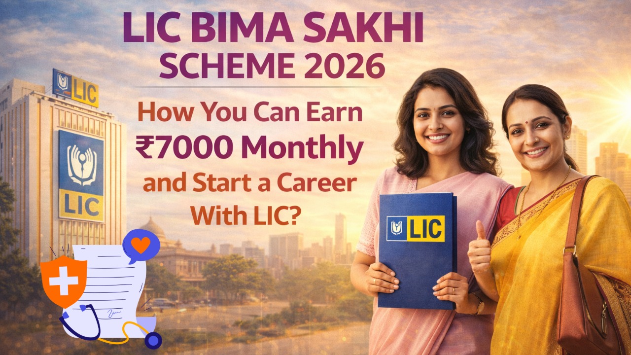 LIC Bima Sakhi Scheme 2026: How You Can Earn ₹7000 Monthly and Start a Career With LIC?