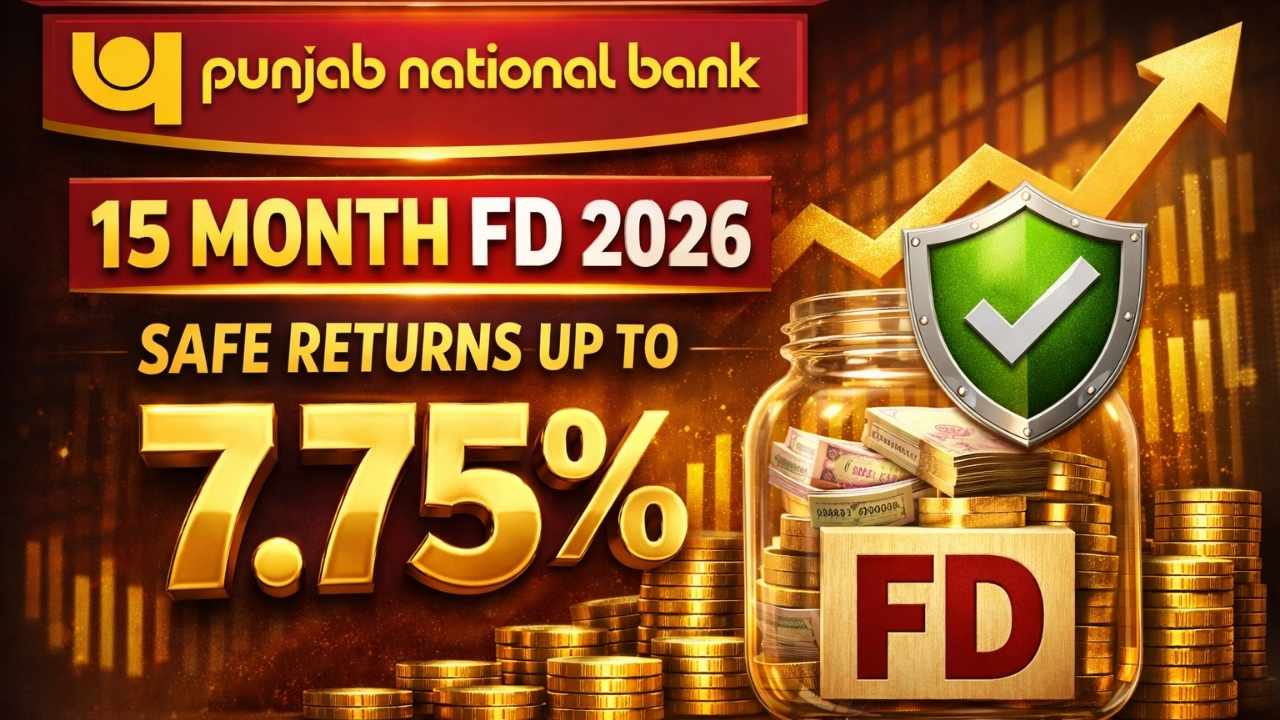 Punjab National Bank 15 Month FD 2026 Offering Safe Returns Up To 7.75%