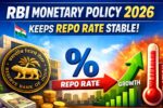 RBI Monetary Policy 2026 Keeps Repo Rate Stable Amid Inflation Control And Growth Outlook