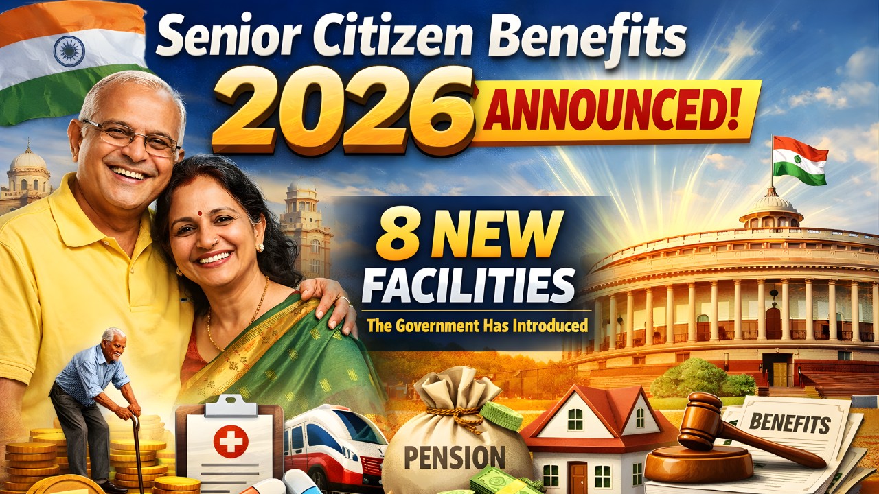 Senior Citizen Benefits 2026 Announced: 8 New Facilities the Government Has Introduced