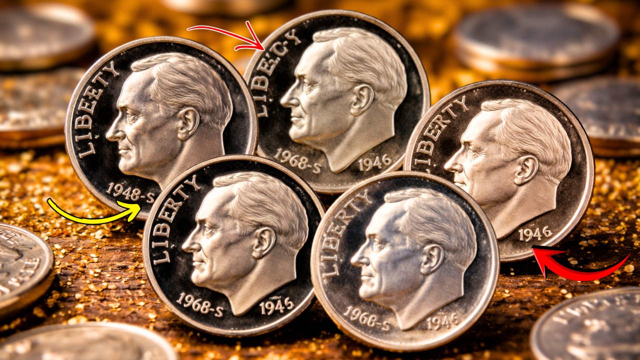 Top 5 Rare Roosevelt Dimes Worth a Fortune in 2026 With Values Reaching Hundreds of Thousands